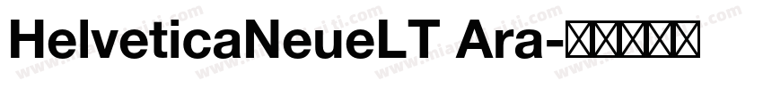 HelveticaNeueLT Ara字体转换